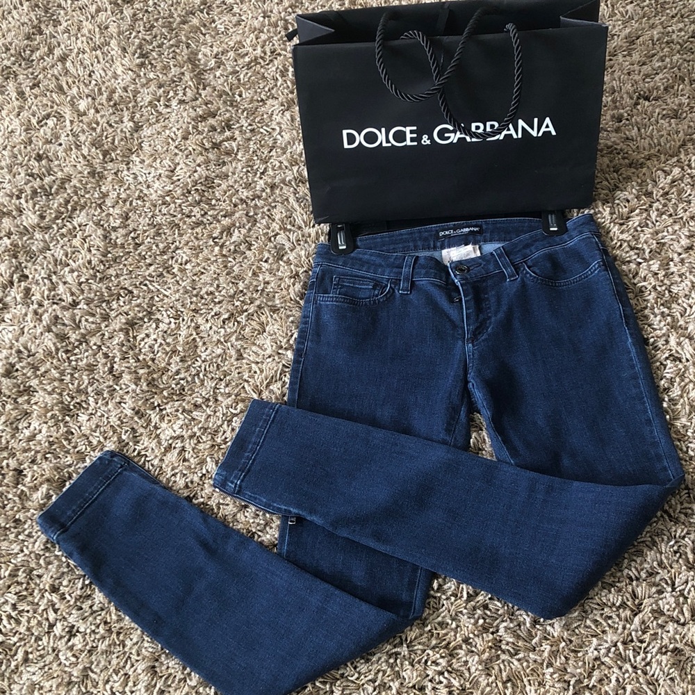 Dolce & Gabbana Dark Blue Pretty Skinny Women’s Jeans. Size 38